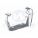Square Line White Fascia Bracket