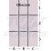 Rectangle Lead Style 4mm Obscure / Clear Float Sealed Glass Unit