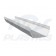 Square Line White 4m Gutter