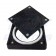 Sealing Plate Screw down 150mm x 150mm Black