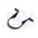 Round Downpipe Stand Off Pipe Clip 68mm Black