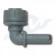 22mm Grey Pushfit Stem Elbow Polyplumb