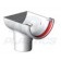 Half Round White Stopend Outlet