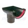 Half Round Black Stopend Outlet