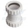 Compression Waste Pipe 40mm Coupler White