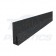 Black Gloss 10mm U-Channel 5m