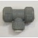 Grey Reduced Tee 22mm x 22mm x 15mm