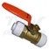 Interlock 22mm Lever Brass Valve 